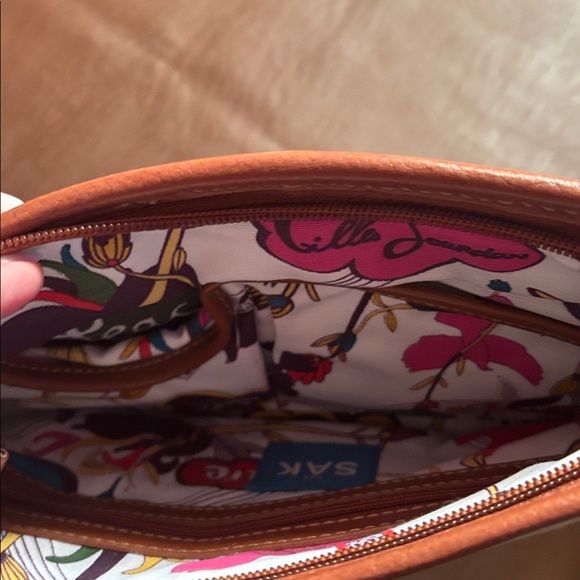 The Sak Tan and Brown Crossbody Bag - Picture 12 of 14